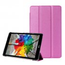 For LG G Pad III 8.0 Purple Custer Flip Leather Case with Three-folding Holder