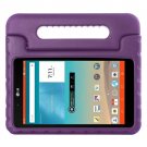 For LG G Pad F 8.0 V495 Purple EVA Bumper Case with Handle & Holder