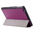 For LG G Pad 2 10.1 Purple Karst Flip Leather Case with Three-folding Holder
