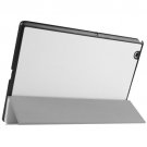 For Sony Xperia Z4 White Karst Flip Leather Case with Three-folding Holder