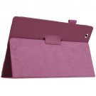 For Sony Xperia Z4 Purple Litchi Texture Flip Solid Color Leather Case with Holder