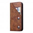 For iPhone 7 Brown Bronze Texture Flip Leather Case with Holder & Card Slots