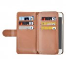 For iPhone 7 Plus Brown Flip Leather Case with Card Slots, Wallet & Lanyard