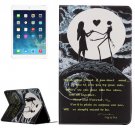 For iPad Air 2/iPad 6 Couple Pattern Horizontal Flip Leather Case with Holder