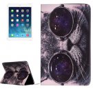 For iPad Air 2/iPad 6 Cat Pattern Horizontal Flip Leather Case with Holder