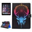 For iPad Air 2/iPad 6 Antlers Pattern Flip Leather Case with Holder, Card Slots & Wallet