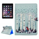 For iPad Air 2/iPad 6 Forest Fox Pattern Flip Leather Case with Holder, Card Slots & Wallet