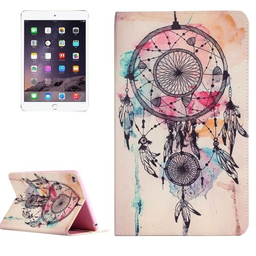 For IPad Mimi 4 Dream Catcher Pattern Horizontal Flip Leather Case with Holder
