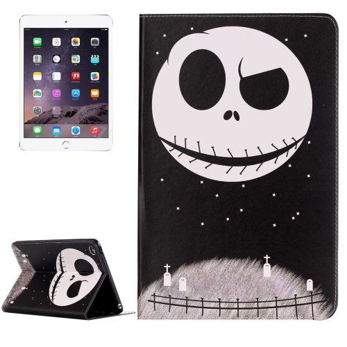 For IPad Mimi 4 Ghost Star Pattern Horizontal Flip Leather Case with Holder