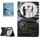 For iPad Pro 12.9" Moon Couple Pattern Flip Leather Case with Holder
