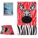 For iPad Pro 12.9" Zebra Pattern Flip Leather Case with Holder