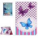 For iPad Pro 12.9" Butterflies Pattern Flip Leather Case with Holder