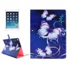 For iPad Pro 12.9" Luminous Butterfly Pattern Horizontal Flip Leather Case with Holder