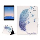 For iPad Air 2/iPad 6 Feather Pattern Flip Leather Case with Holder & Card Slots & Wallet