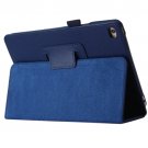 For iPad Pro 12.9" Dark Blue Litchi Texture Flip PU Leather Protective Case with Holder