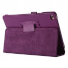 For iPad Pro 12.9" Purple Litchi Texture Flip PU Leather Protective Case with Holder