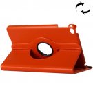 For iPad Pro 12.9" Orange Litchi Smart Cover Leather Protective Case with Rotating Holder