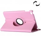 For iPad Pro 12.9" Pink Litchi Smart Cover Leather Protective Case with Rotating Holder