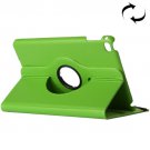For iPad Pro 12.9" Green Litchi Smart Cover Leather Protective Case with Rotating Holder