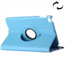 For iPad Pro 12.9" Blue Litchi Smart Cover Leather Protective Case with Rotating Holder
