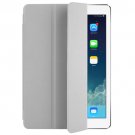 For iPad Pro 9.7" Grey Single Side Polyurethane Smart Cover with 3-Folding Holder