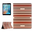 For iPad Pro 9.7" Color Matching Brown Leather Case with Card Slots, Holder & Wallet