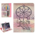For iPad Pro 9.7" Windbell Pattern Flip Leather Case with Holder, Card Slots & Wallet