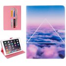 For iPad Pro 9.7" Cloud Pattern Flip Leather Case with Holder, Card Slots & Wallet