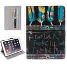 For iPad Pro 9.7" Tribal Pattern Flip Leather Case with Holder, Card Slots & Wallet