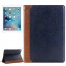 For iPad Pro 9.7" Dark Blue Polished Book Leather Case with Holder, Card Slots & Wallet