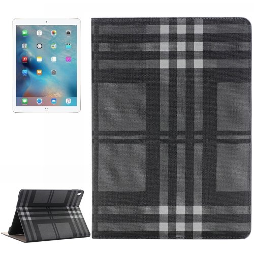 For iPad Pro 9.7" Stripes 2 Pattern Leather Case with Holder, Card Slots & Wallet