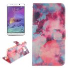 For Galaxy Note 5 Red Sky 2 side Leather Case with Card Slots, Holder & Wallet