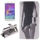 For Galaxy Note 5 Sexy Girl 2 side Leather Case with Card Slots, Holder & Wallet