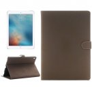 For iPad Pro 9.7" Coffee Vintage Style Horizontal Flip Leather Case with Holder