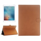 For iPad Pro 9.7" Yellow Vintage Style Horizontal Flip Leather Case with Holder