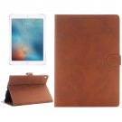 For iPad Pro 9.7" Brown Vintage Style Horizontal Flip Leather Case with Holder