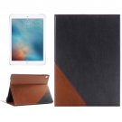 For iPad Pro 9.7" Grey Book Style Leather Case with Holder & Card Slots & Wallet
