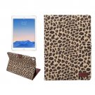 For iPad Pro 9.7" Yellow Leopard Leather Smart Case with Holder, Card Slots & Wallet