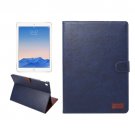 For iPad Pro 9.7" Dark Blue Crazy Horse Leather Smart Case with Holder, Card Slots & Wallet