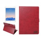 For iPad Pro 9.7" Red Crazy Horse Leather Smart Case with Holder, Card Slots & Wallet