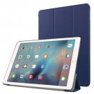 For iPad Pro 9.7" Dark Blue Custer Flip Leather Smart Case with 3 Folding Holder