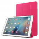 For iPad Pro 9.7" Magenta Custer Flip Leather Smart Case with 3 Folding Holder
