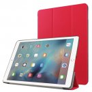For iPad Pro 9.7" Red Custer Flip Leather Smart Case with 3 Folding Holder