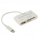 For iPad 8 Pin 3 in 1 Card Reader