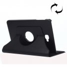 For Tab A 10.1/T580 Black Litchi Texture Flip Leather Case with Rotating Holder