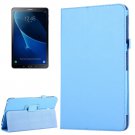 For Tab A 10.1/T580 Blue Litchi Smart Cover Magnetic Leather Case with Holder