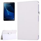 For Tab A 10.1/T580 White Litchi Smart Cover Magnetic Leather Case with Holder