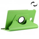 For Tab A 10.1/T580 Green Litchi Flip Leather Case with 360° Rotation Holder