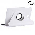 For Tab A 10.1/T580 White Litchi Flip Leather Case with 360° Rotation Holder