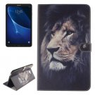 For Tab A 10.1/T580 Double side Lion Leather Case with Holder, Card Slots & Wallet